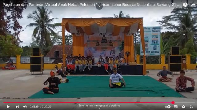 <center>Pagelaran dan Pameran Virtual Anak Hebat Nusantara</center> video